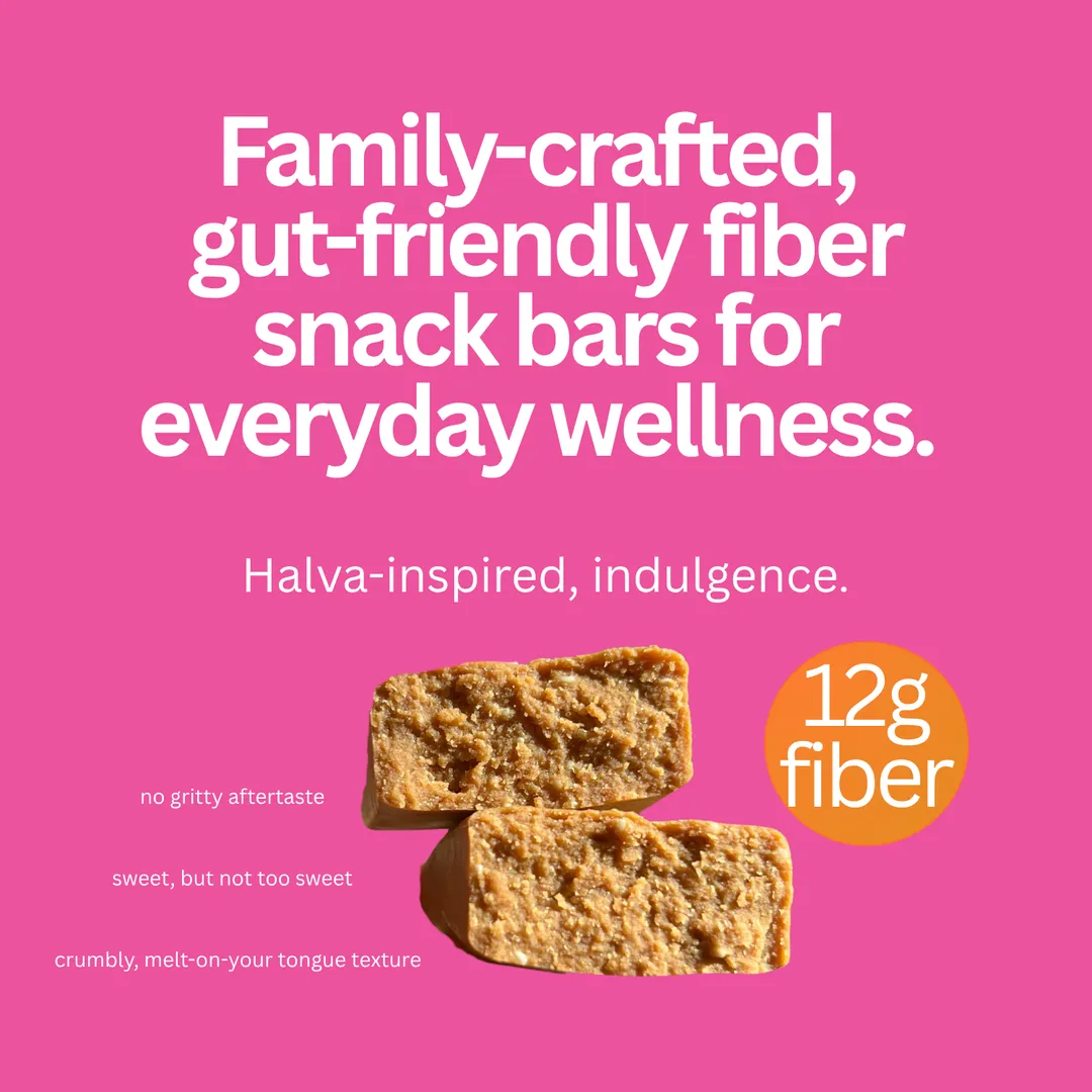 Gut-friendly Sesame Bar, Pink Salt, 40g, 10ct