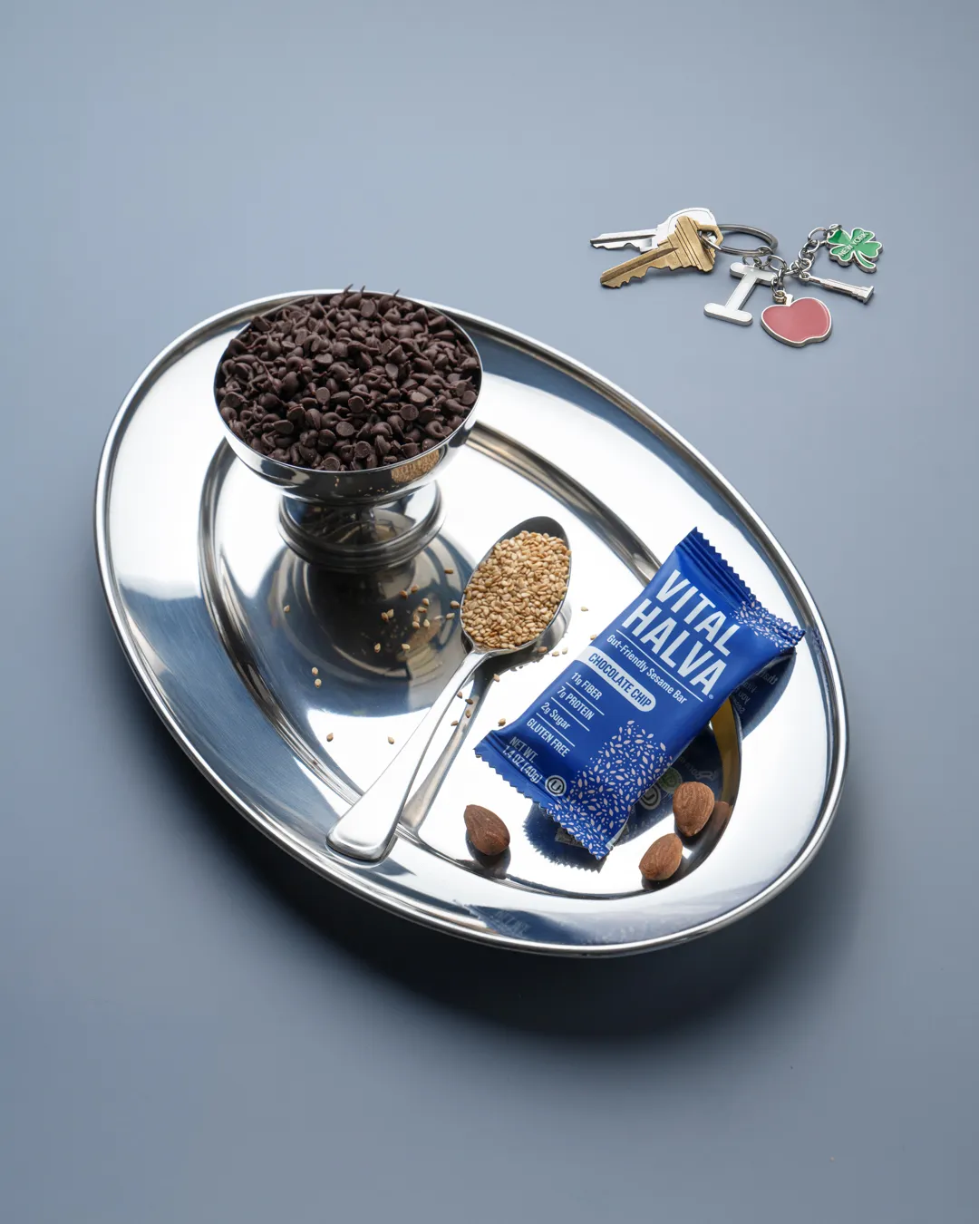 Gut-friendly sesame bar, Chocolate Chip, 40g, 10ct