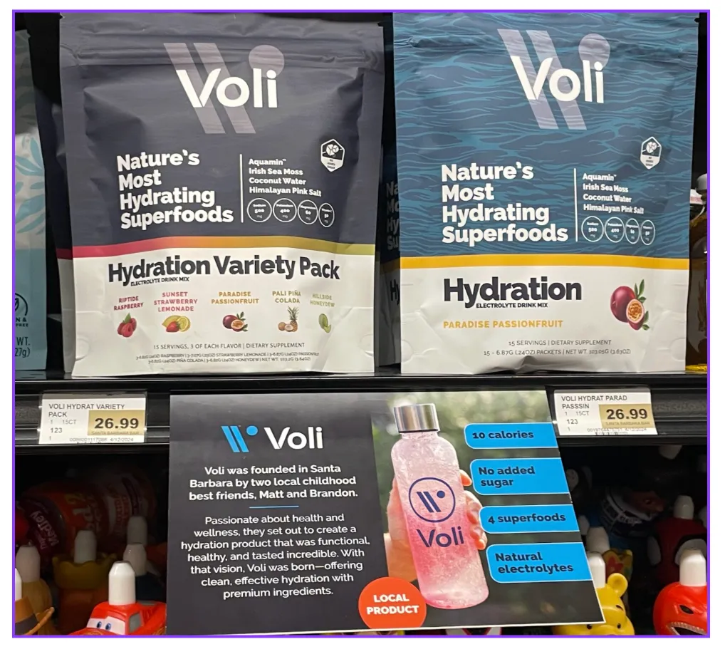 Voli Wellness Hydration-Variety Pack- 15ct Pouch