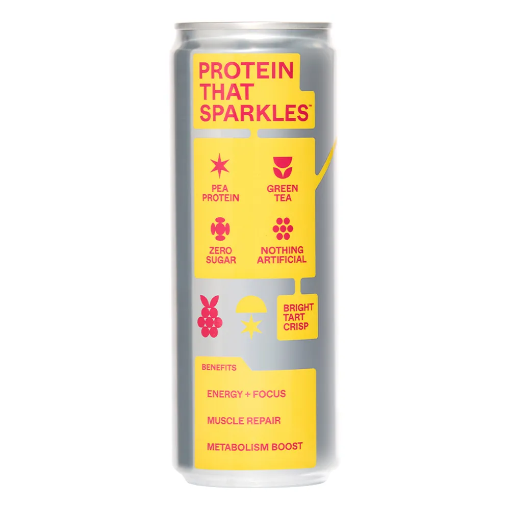 Raspberry Lemon Protein Sparkling Water + Energy