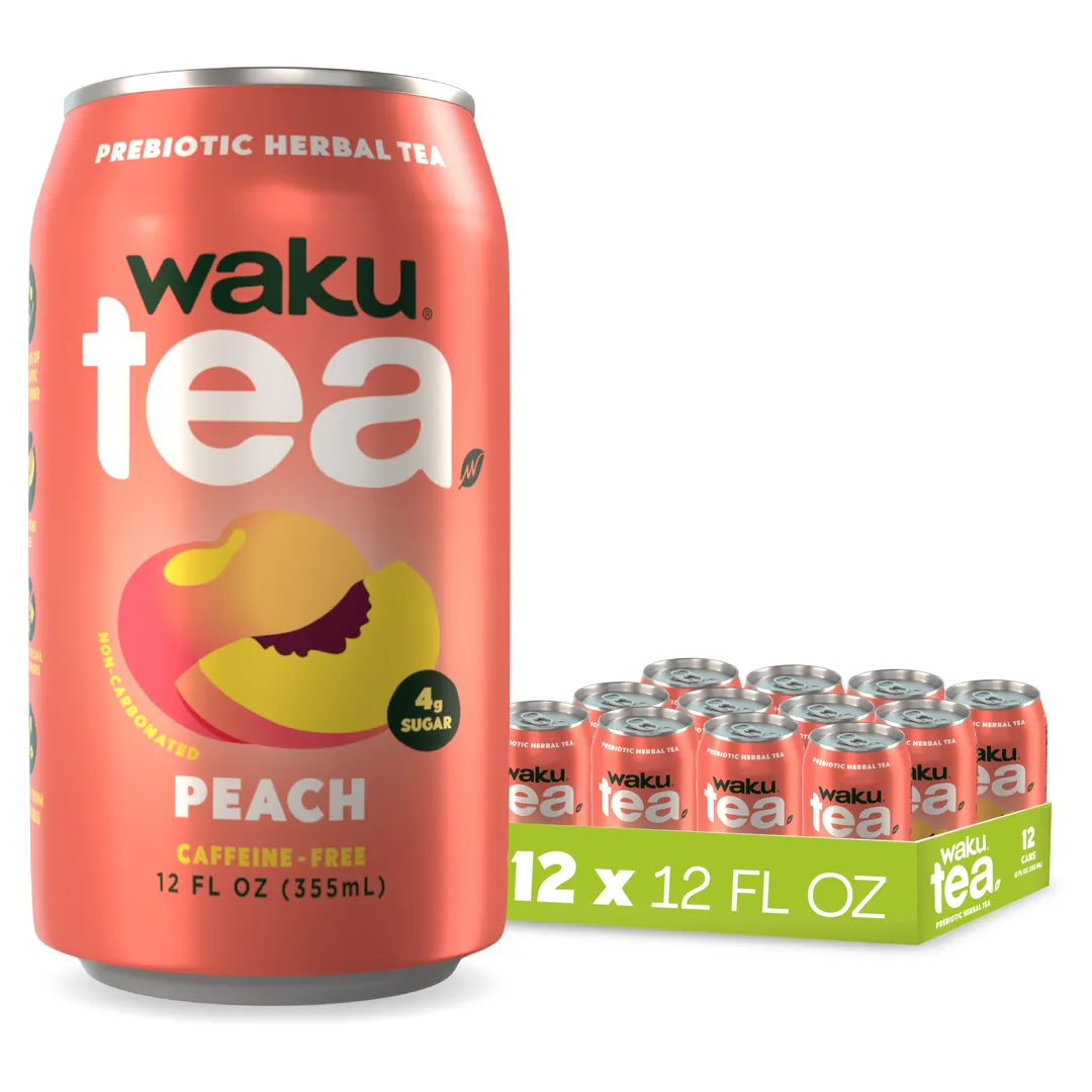 Waku Prebiotic Herbal Tea Peach