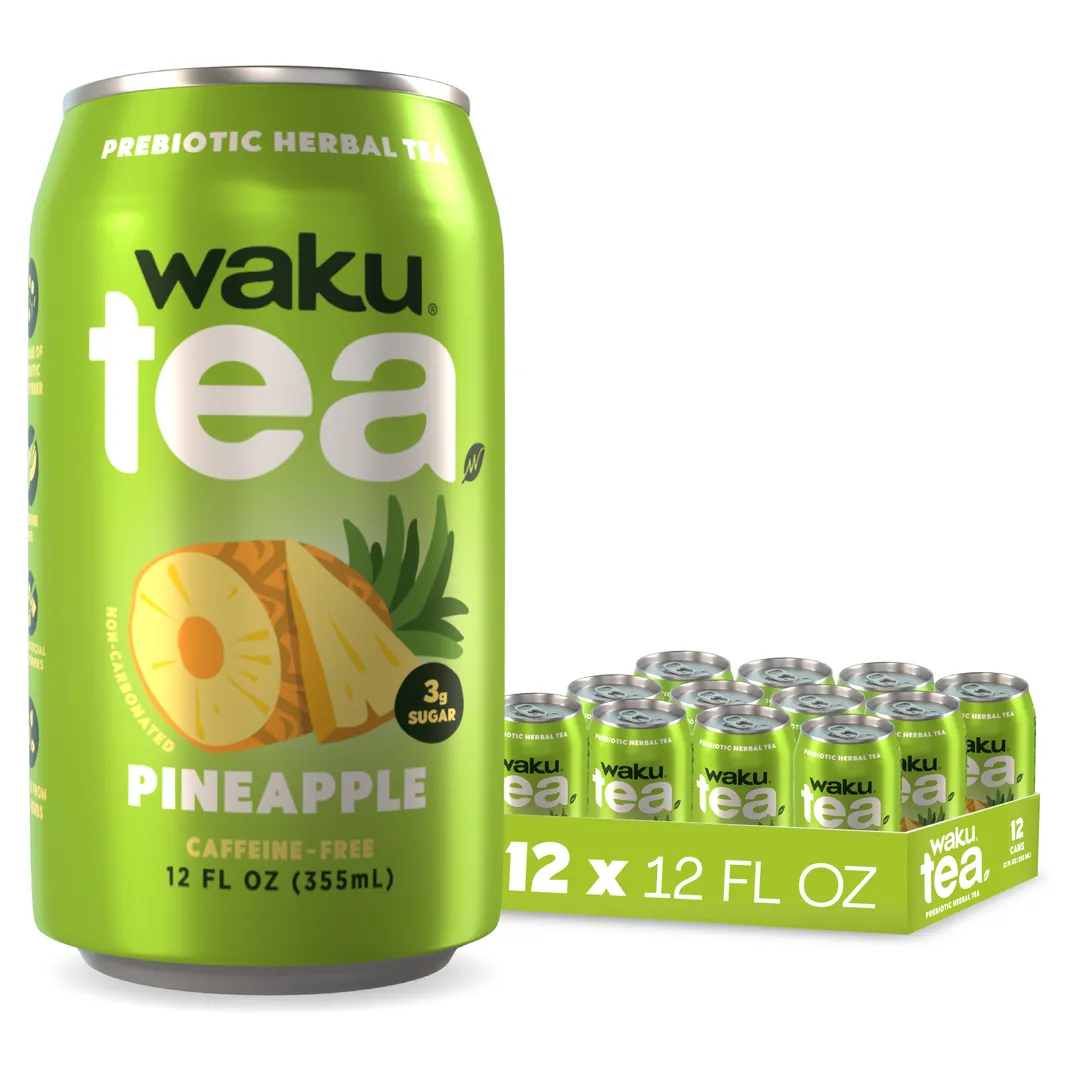 Waku Prebiotic Iced Tea - Pineapple