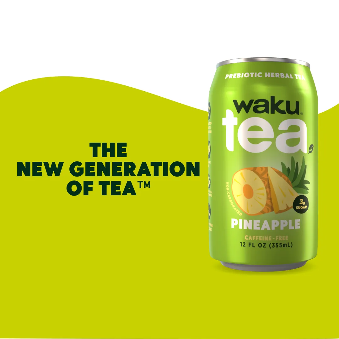 Waku Prebiotic Iced Tea - Pineapple