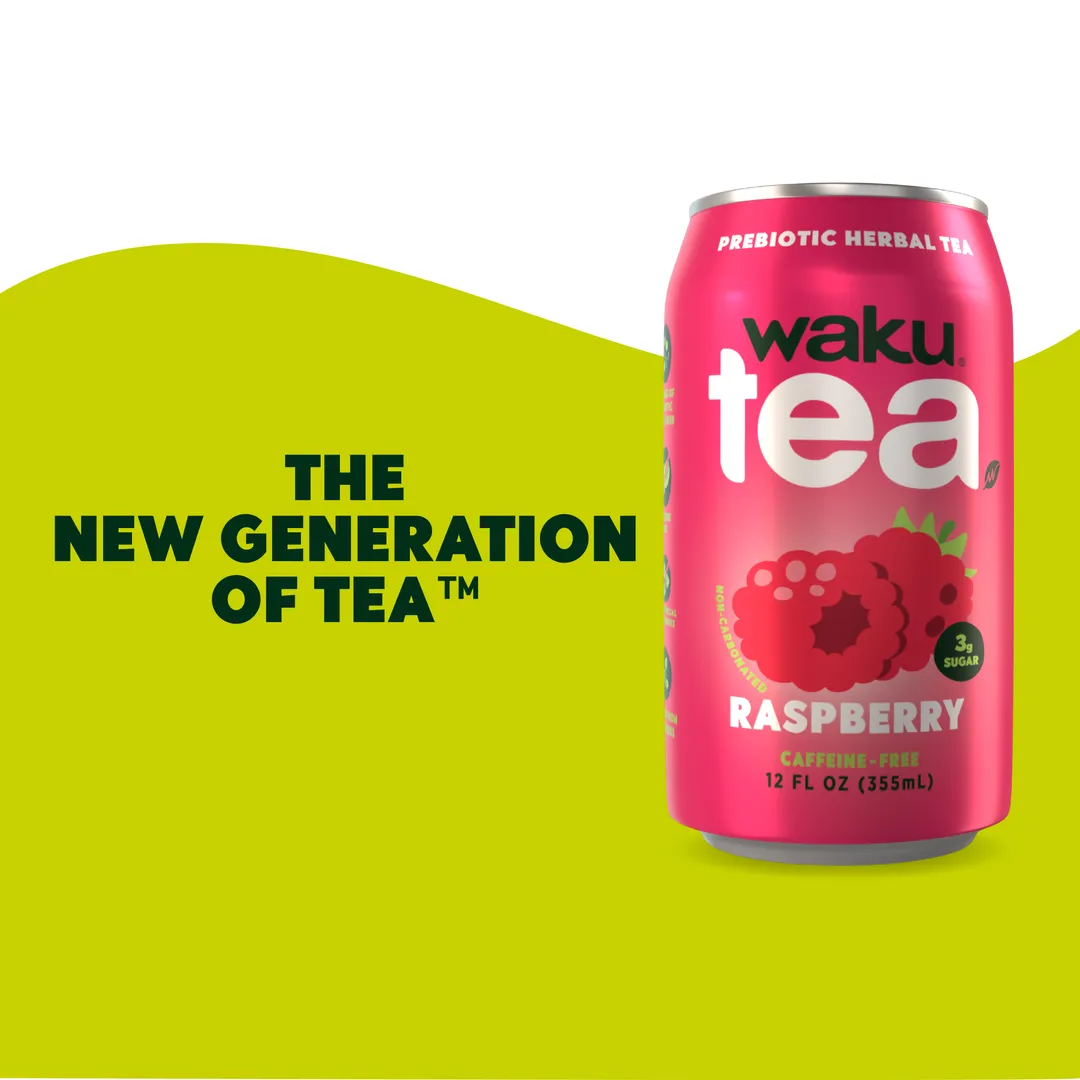 Waku Prebiotic Iced Tea -  Raspberry