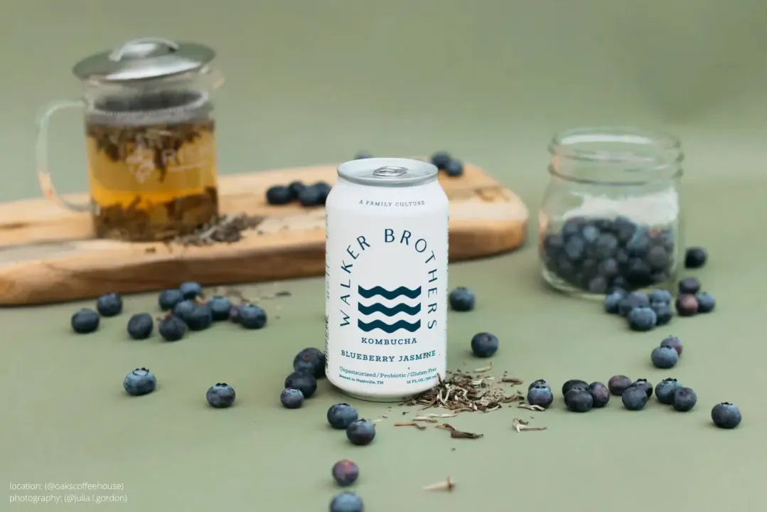 Blueberry Jasmine Kombucha