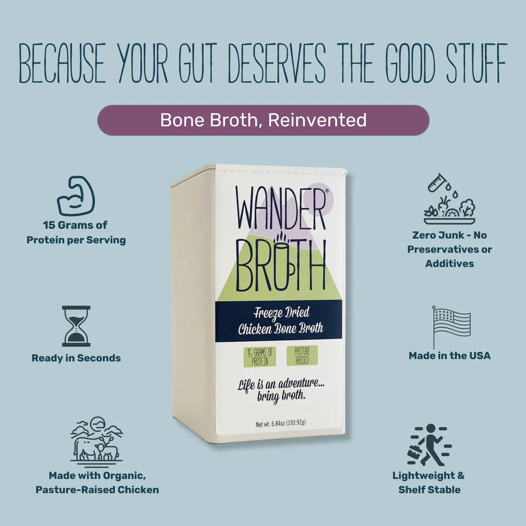 Organic Pasture-Raised Chicken Bone Broth - Bulk
