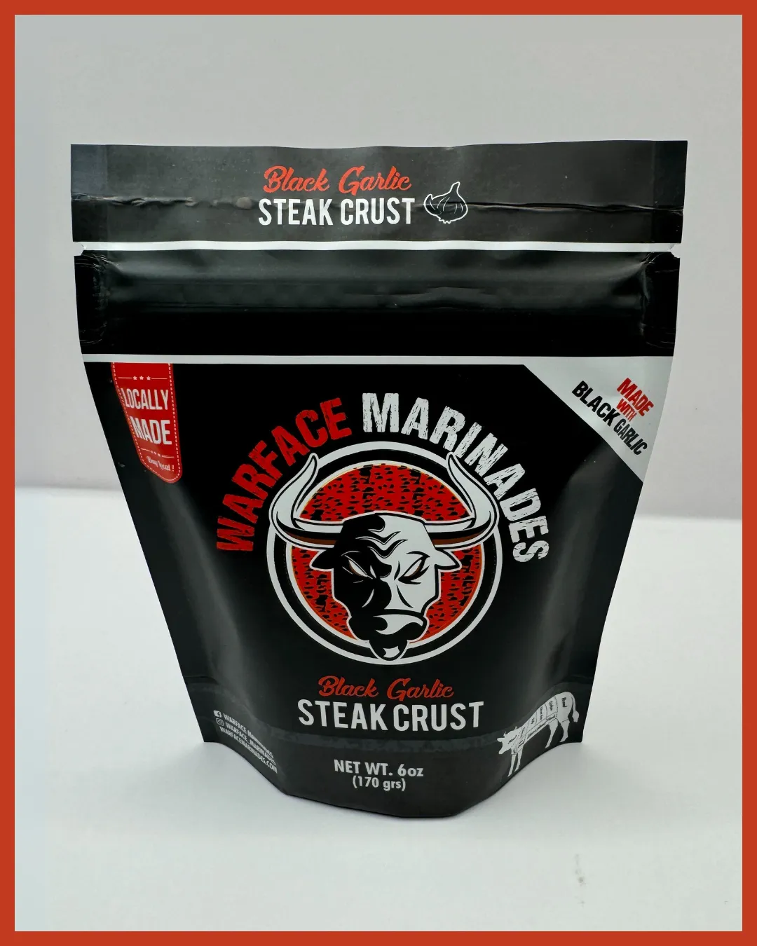 Black Garlic Steak Crust