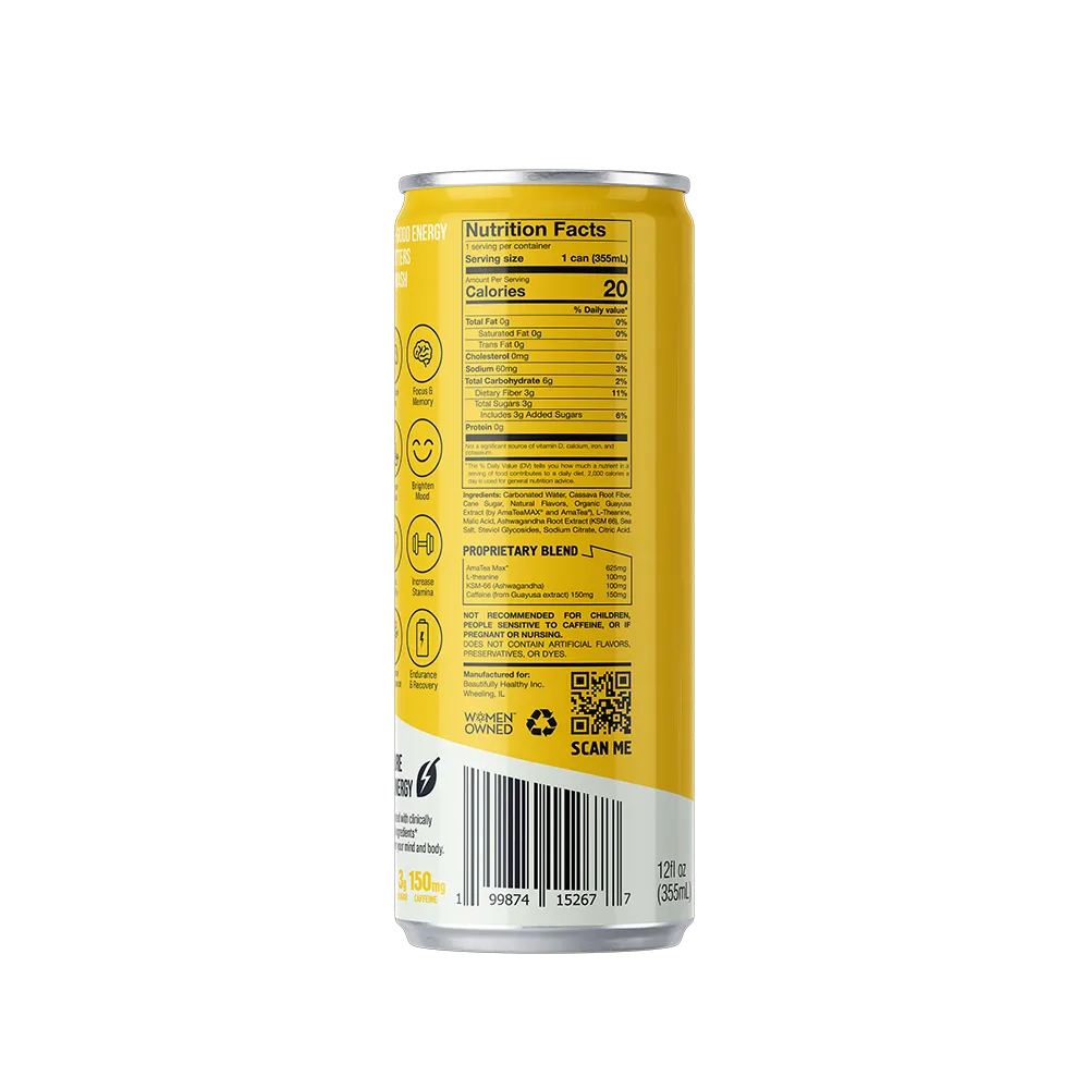 Warrior kombucha - Tea-Based Energy - Yuzu Passion