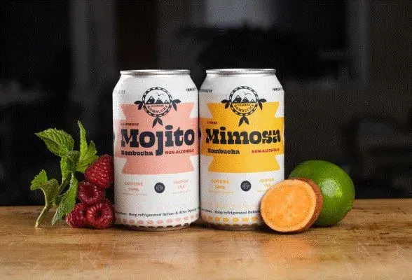 Raspberry Mojito Kombucha