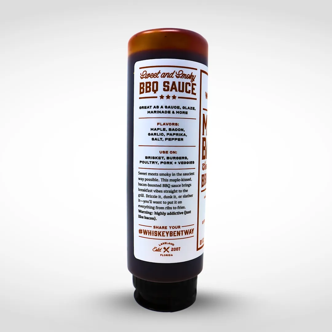 Maple Bacon (Sweet & Smoky) BBQ Sauce 