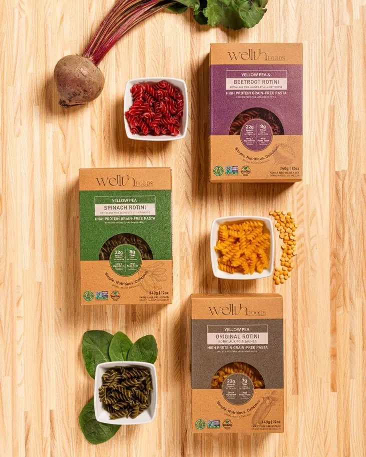 Yellow Pea - Beetroot Rotini