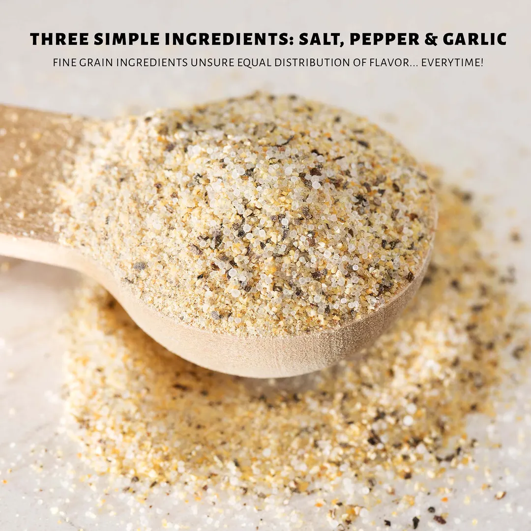 SPG Seasoning | Salt, Pepper, Garlic Rub, 7oz