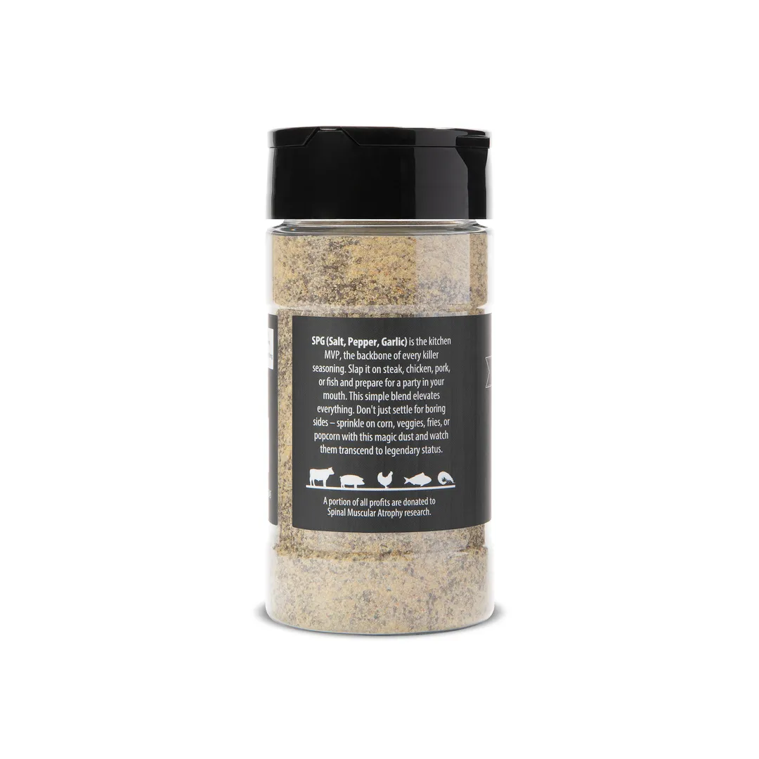 SPG Seasoning | Salt, Pepper, Garlic Rub, 7oz