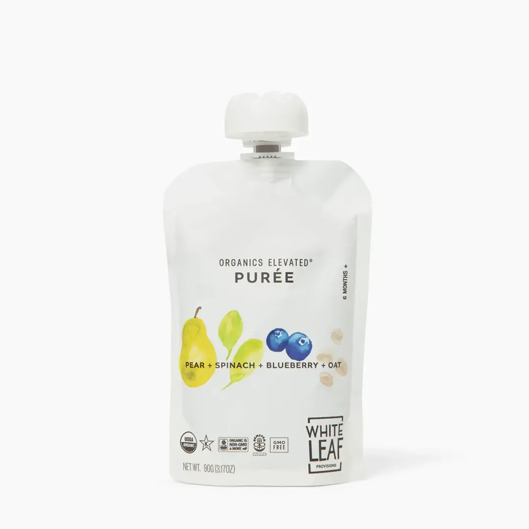 Organic Regenerative Pear + Spinach + Blueberry + Oat
