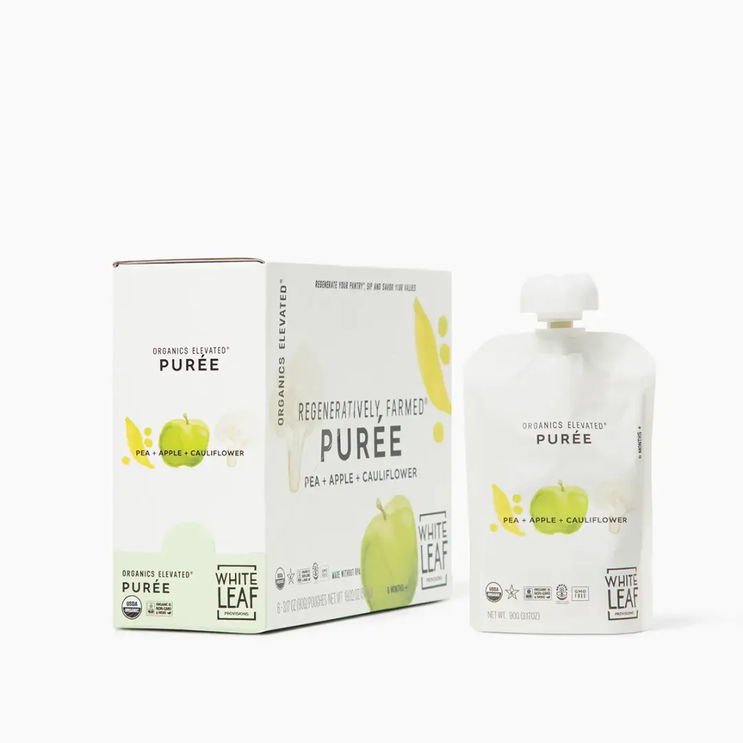 Organic Regenerative Pea + Apple + Cauliflower Puree