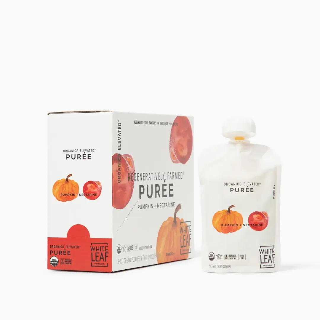 Organic Regenerative Pumpkin + Nectarine Puree