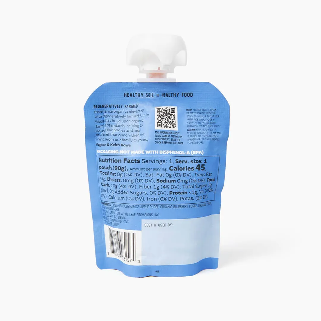 Regeneratively Farmed® Apple + Blueberry Sauce