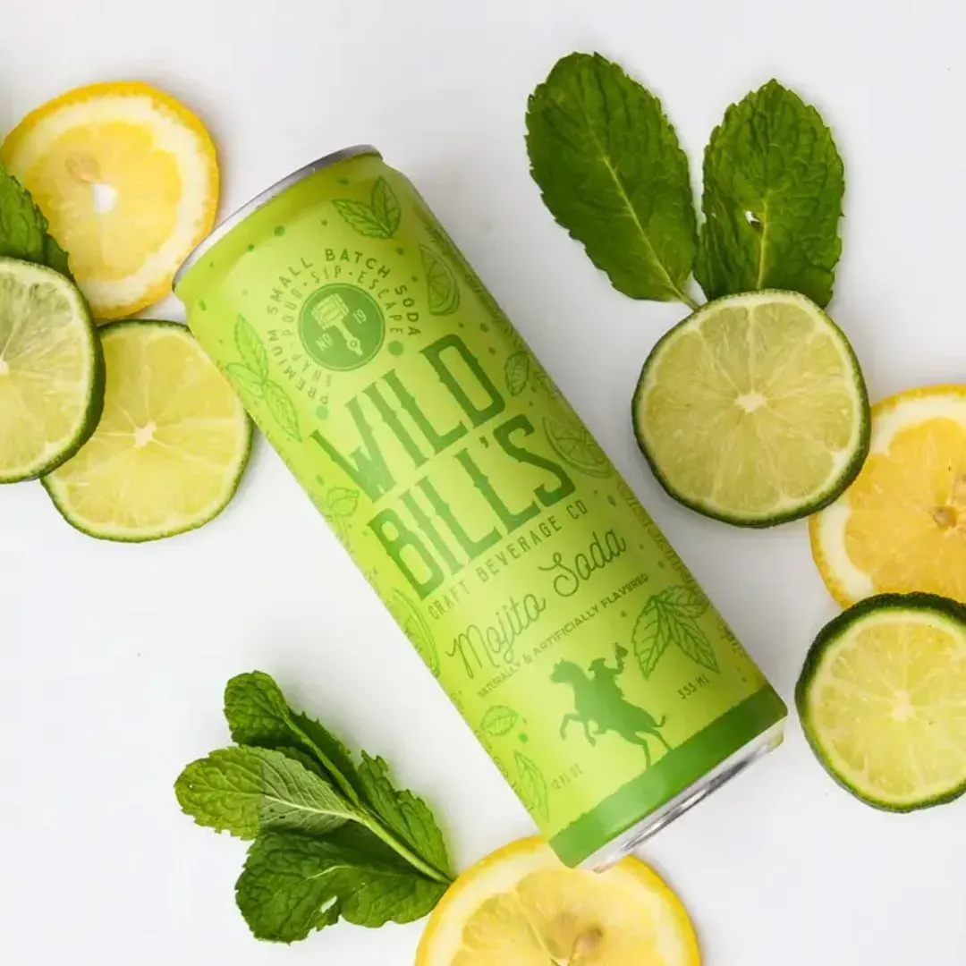 Mojito Mocktail - Premium Cane Sugar Soda, 12-Pack, Cans