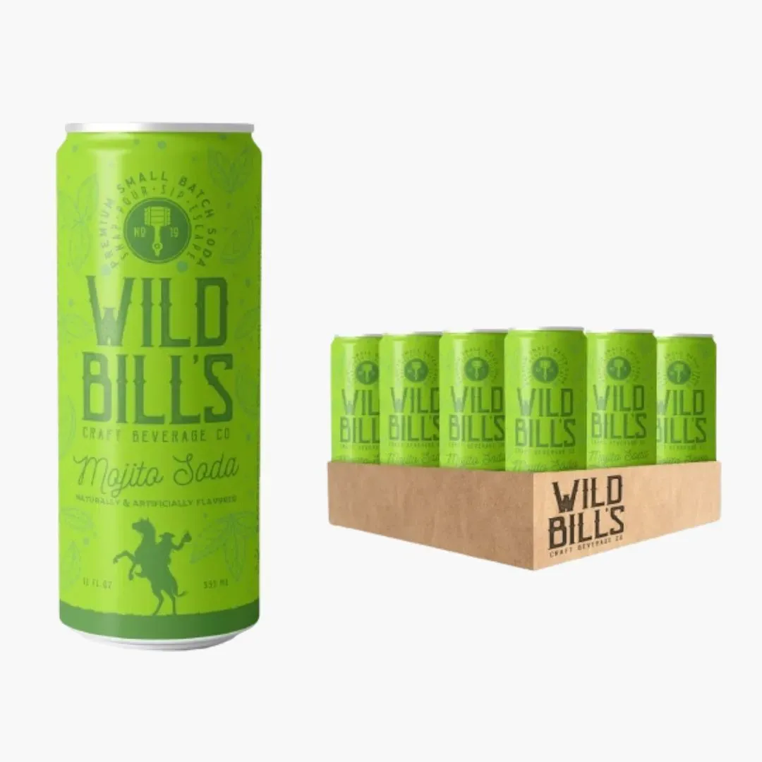 Mojito Mocktail - Premium Cane Sugar Soda, 12-Pack, Cans