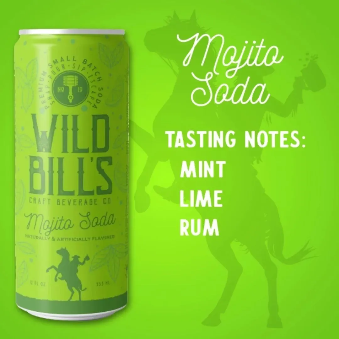 Mojito Mocktail - Premium Cane Sugar Soda, 12-Pack, Cans