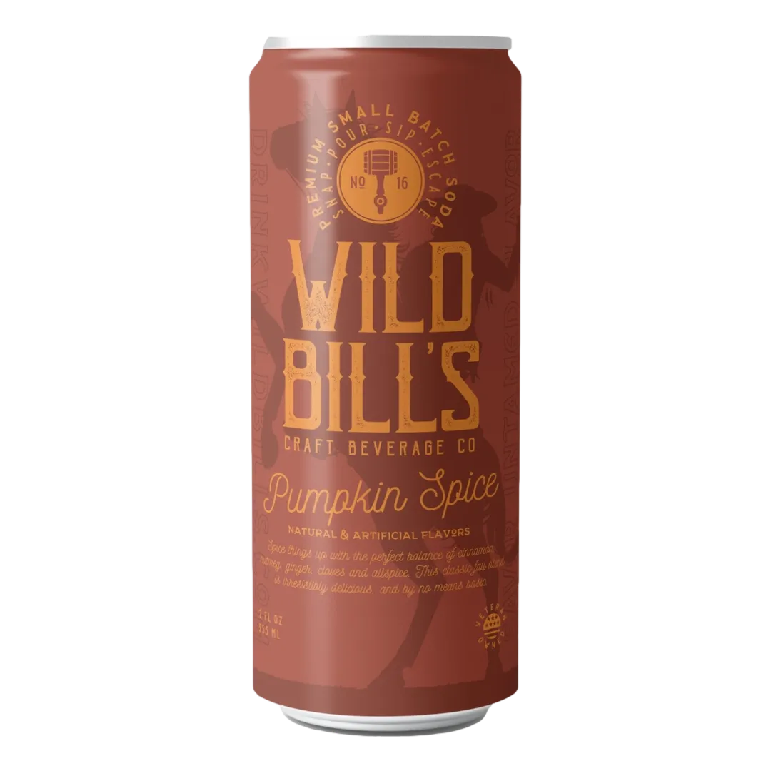 Pumpkin Spice - Premium Cane Sugar Soda, 12-Pack, Cans