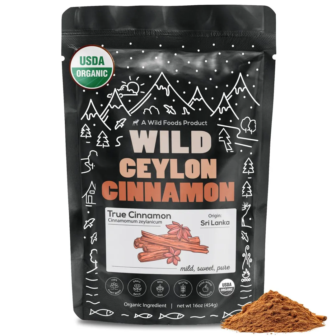 Ceylon Cinnamon Powder Organic, 64 servings - USDA Organic Cinnamon from Sri Lanka variant