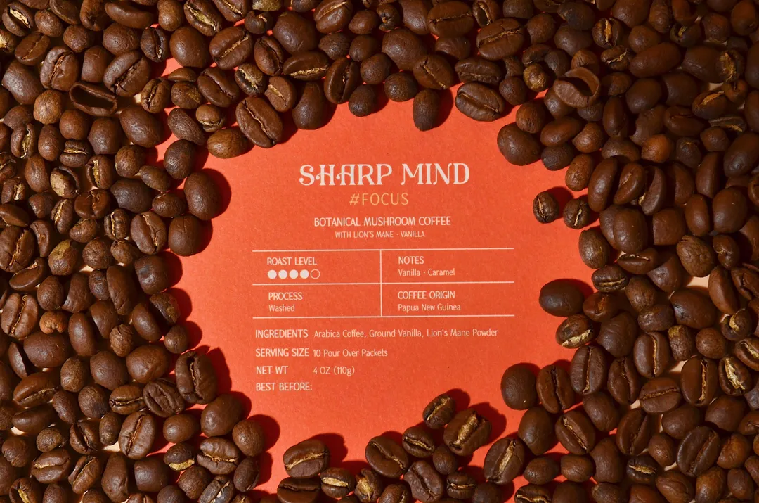 Lion’s Mane Focus Mushroom Pour-Over Coffee — Vanilla (10ct) 