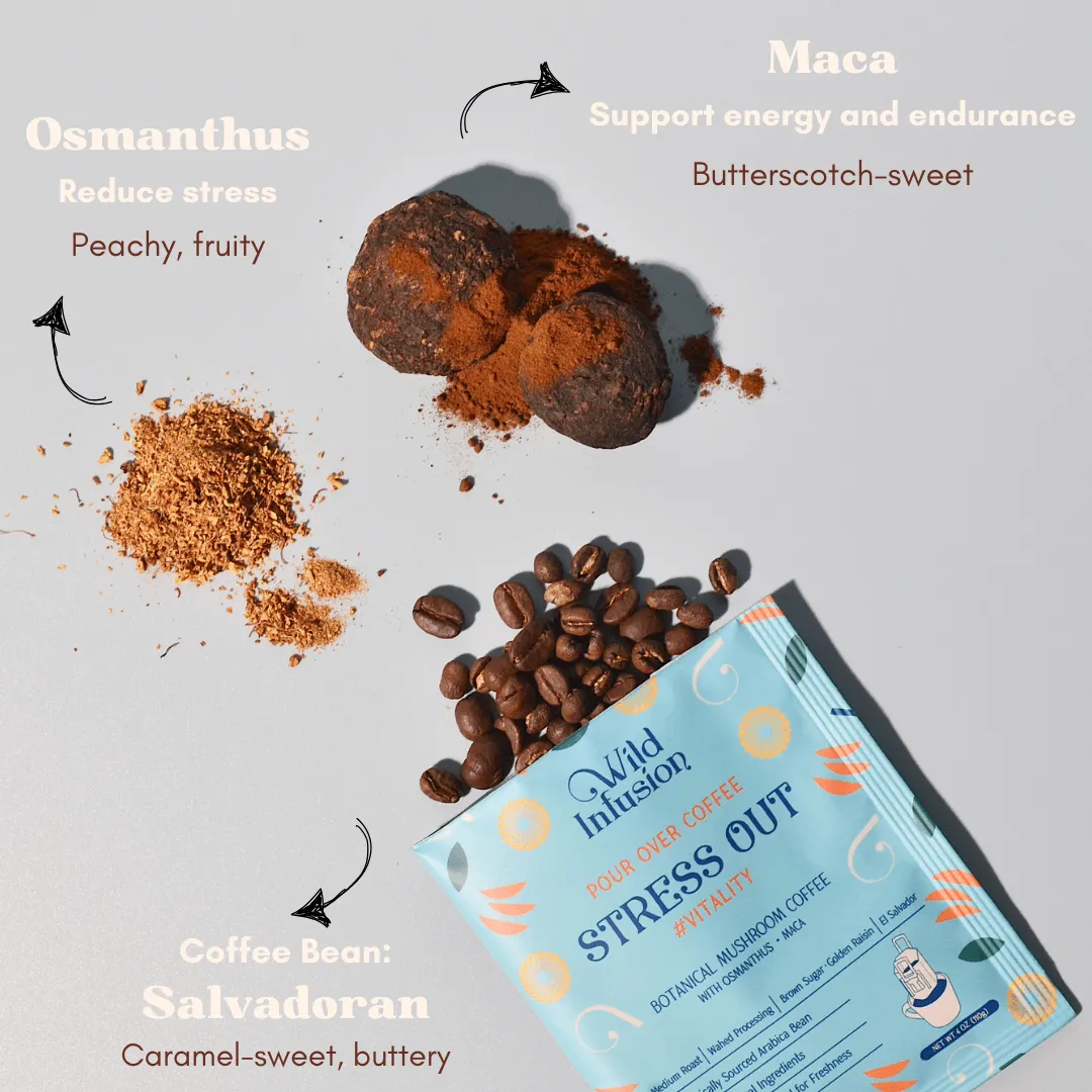 Functional Mushroom Pour-Over Coffee Discovery Set — 10 Packs