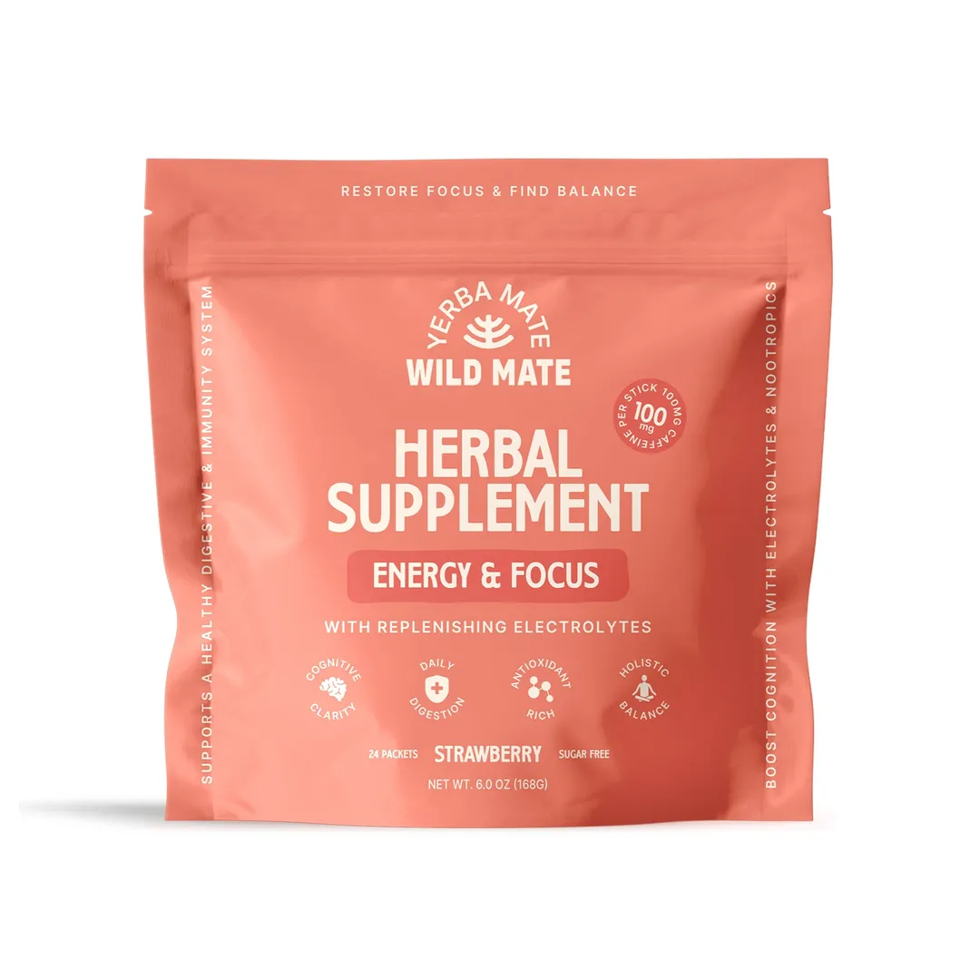 Yerba Mate Energy Sticks | L-Theanine + Electrolytes – Wild Mate variant