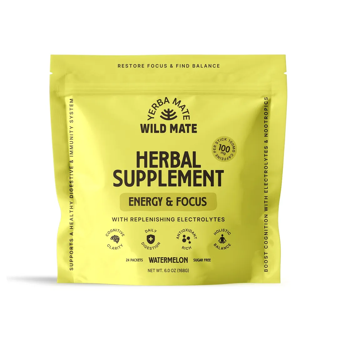 Yerba Mate Energy Sticks | L-Theanine + Electrolytes – Wild Mate variant