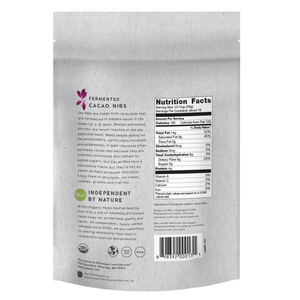 Fermented Organic Cacao Nibs (5 lbs)