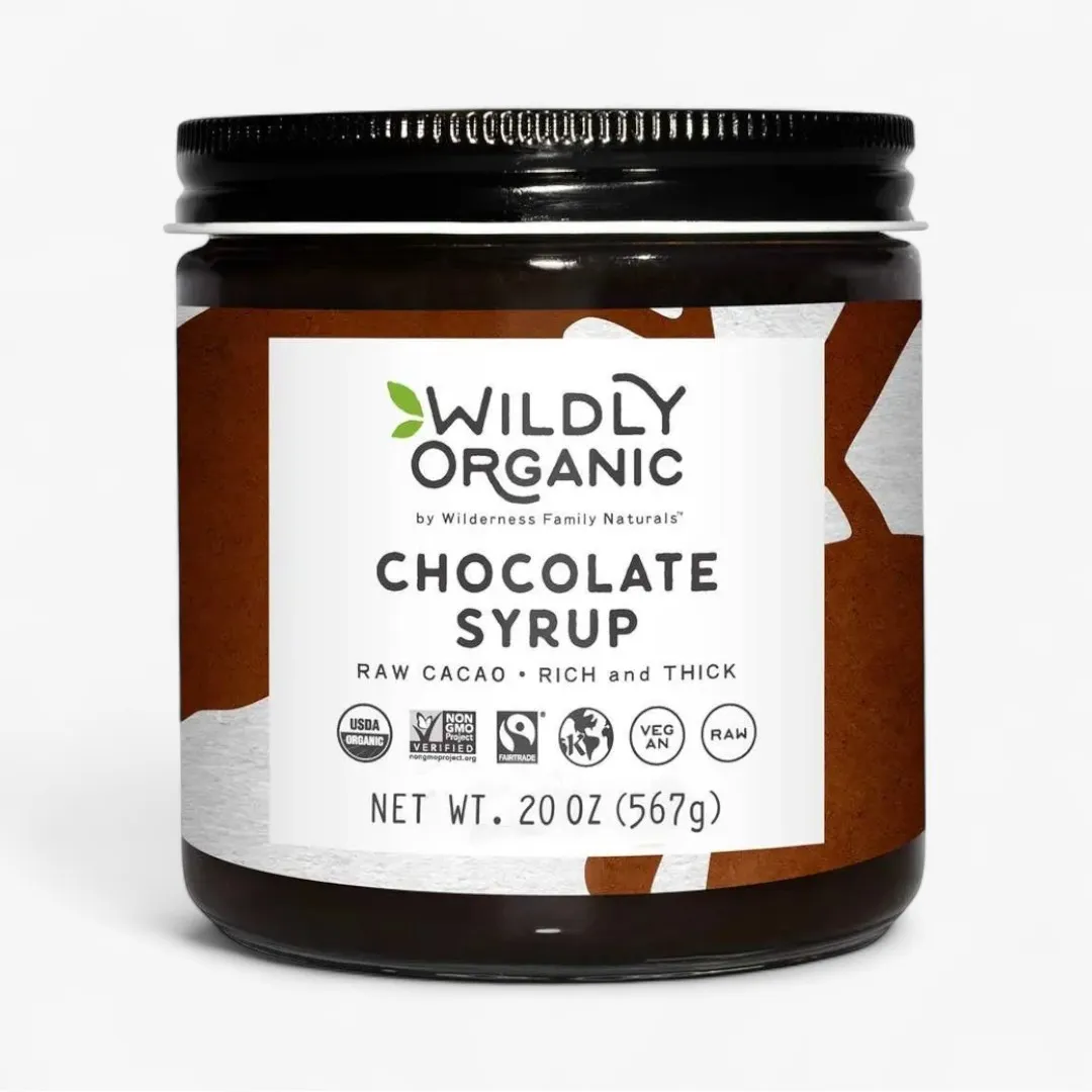 Organic 2-Ingredient Chocolate Syrup (40 oz, Case of 6)