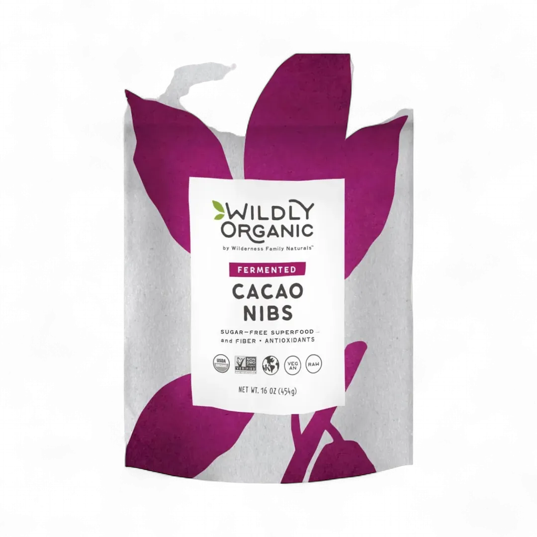 Fermented Organic Cacao Nibs (8 oz, Case of 6)