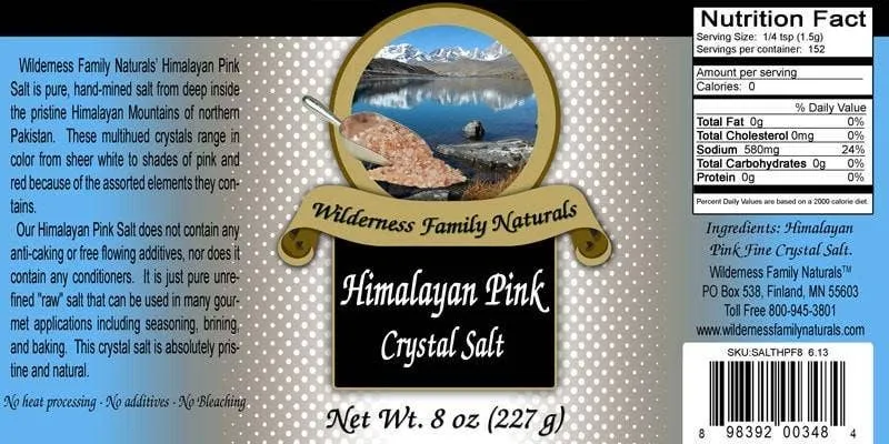 Himalayan Fine Pink Salt (16 oz)