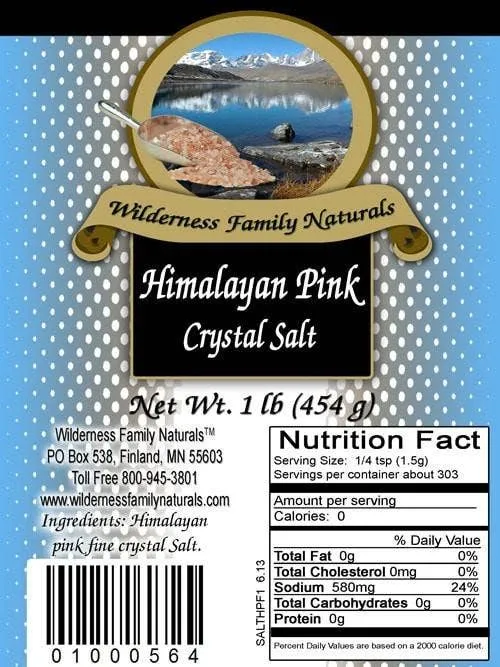 Himalayan Fine Pink Salt (8 oz)