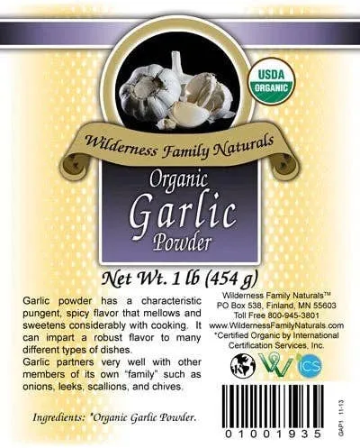 Organic Garlic Powder (16 oz)