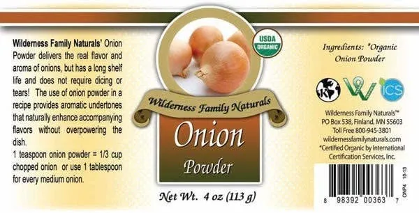 Organic Onion Powder (4 oz, Case of 12)
