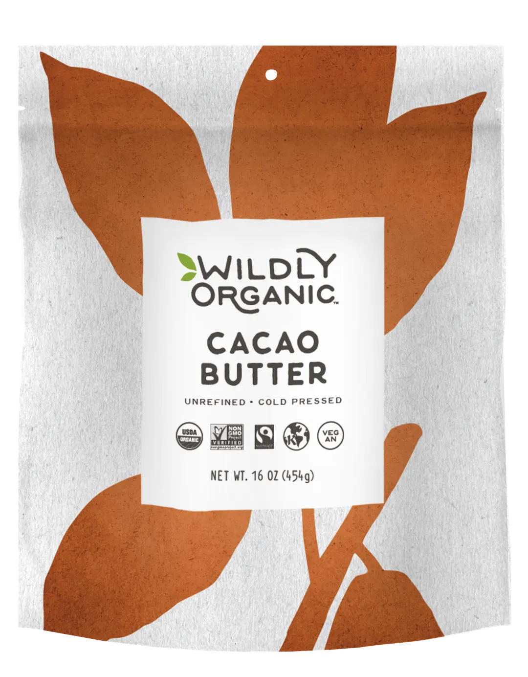 Organic Raw Cacao Butter (16 oz)