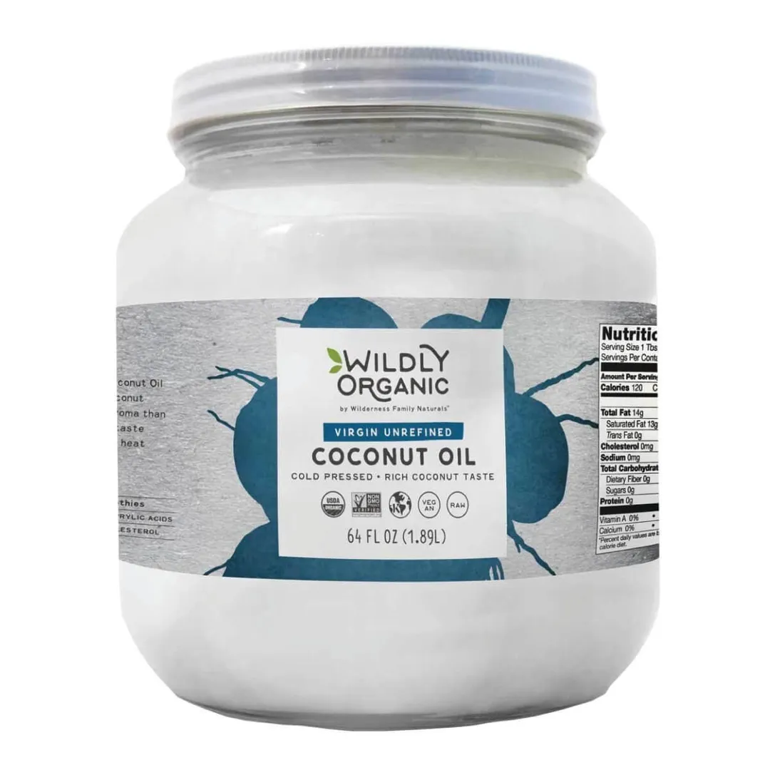 Virgin Unrefined Cold Pressed Organic Coconut Oil (28 fl oz)