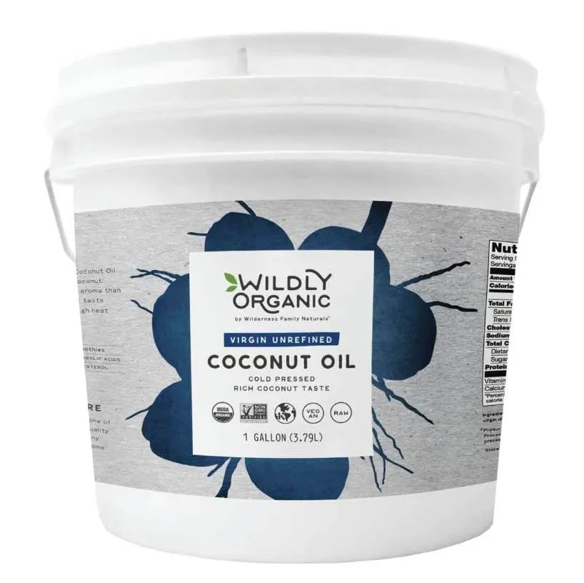 Virgin Unrefined Cold Pressed Organic Coconut Oil (64 fl oz)