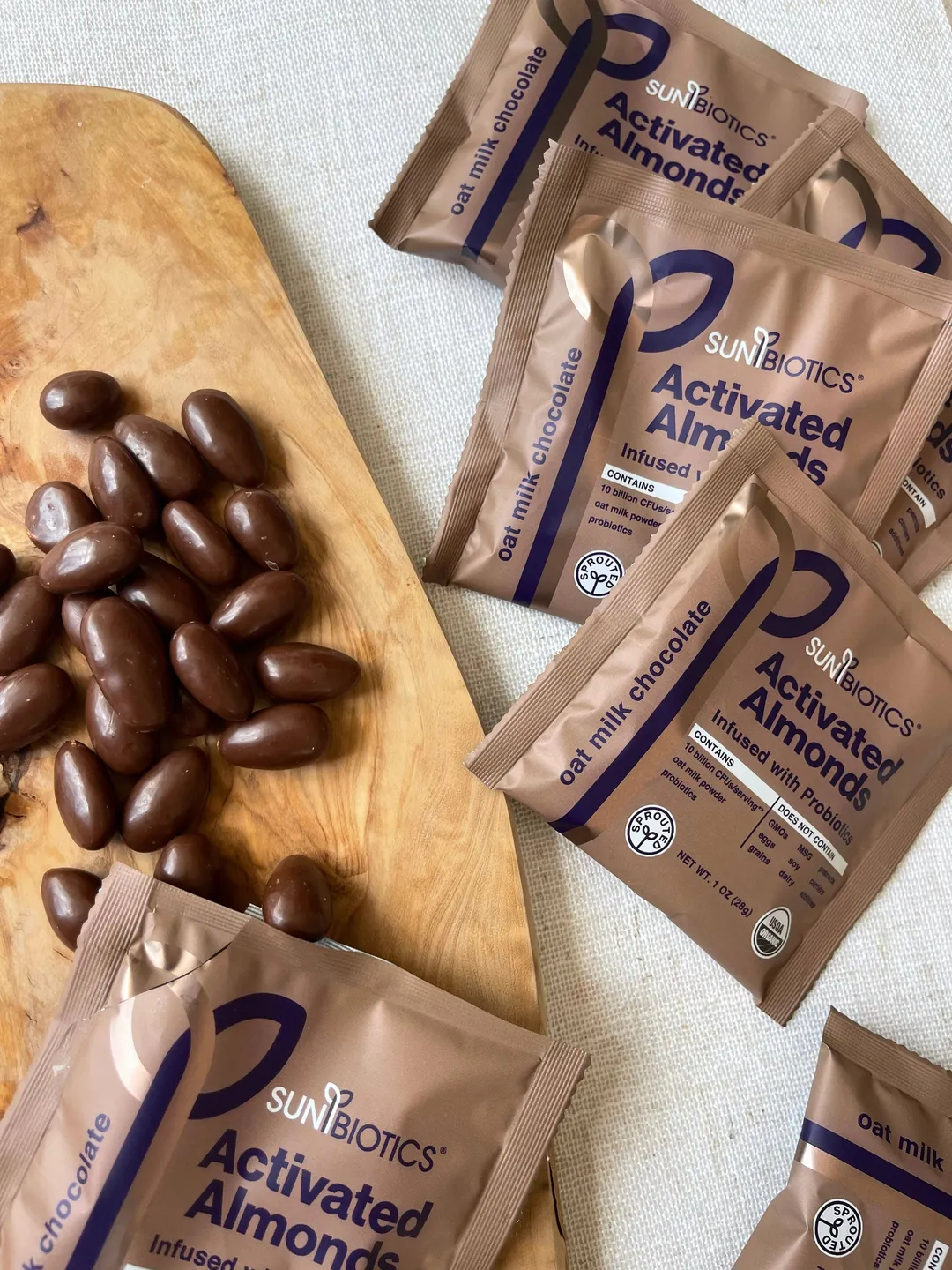 Activated Almonds - Infused with Probiotic - Oat Milk Chocolate