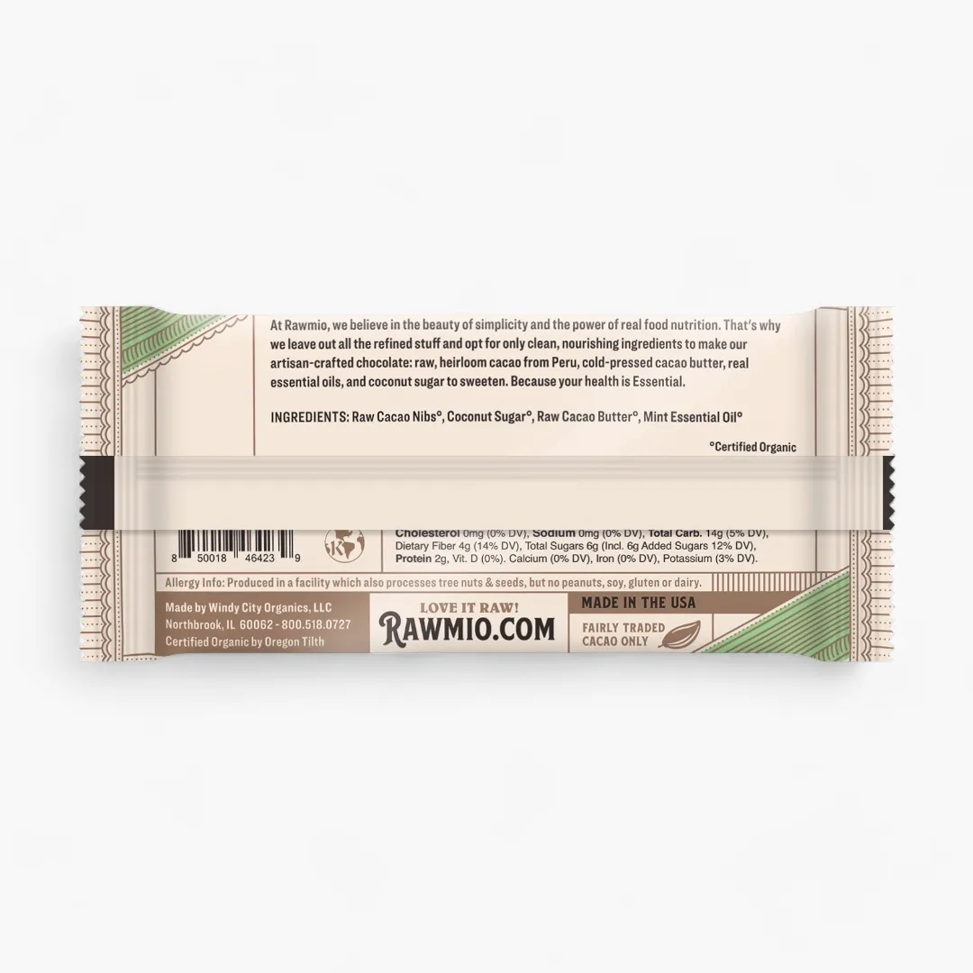 Essential Mint Chocolate Bar - 70% Cacao