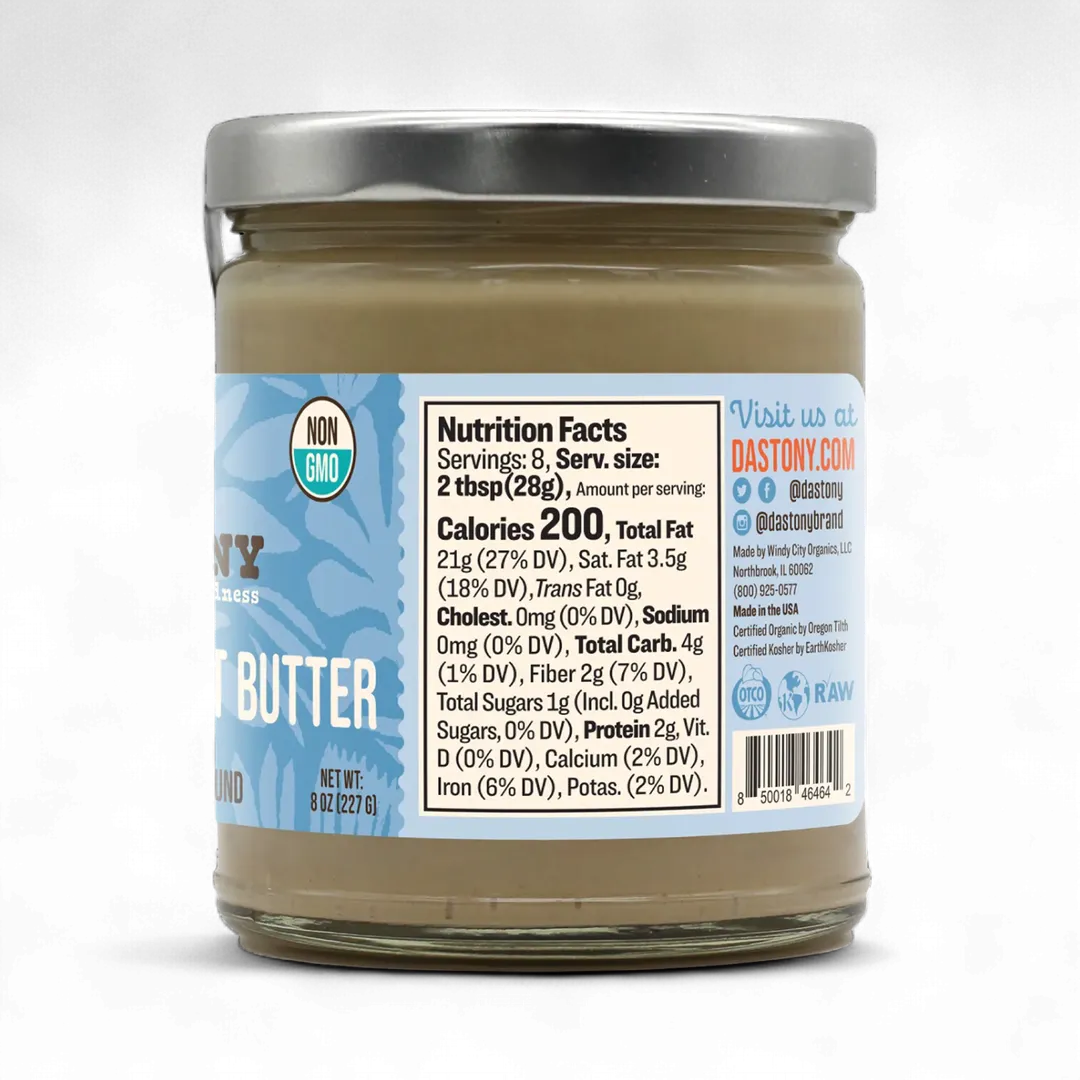 NON-GMO Macadamia Nut Butter
