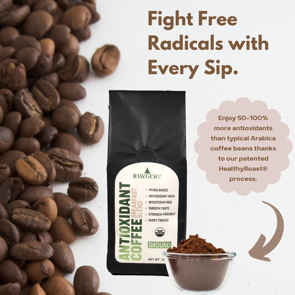 Organic Antioxidant Coffee Breakfast Blend | 12oz
