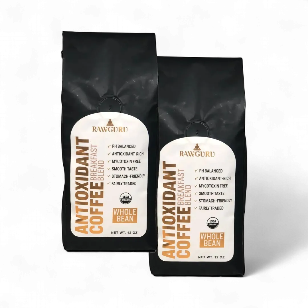 Organic Antioxidant Coffee Breakfast Blend | Whole Bean | 12oz