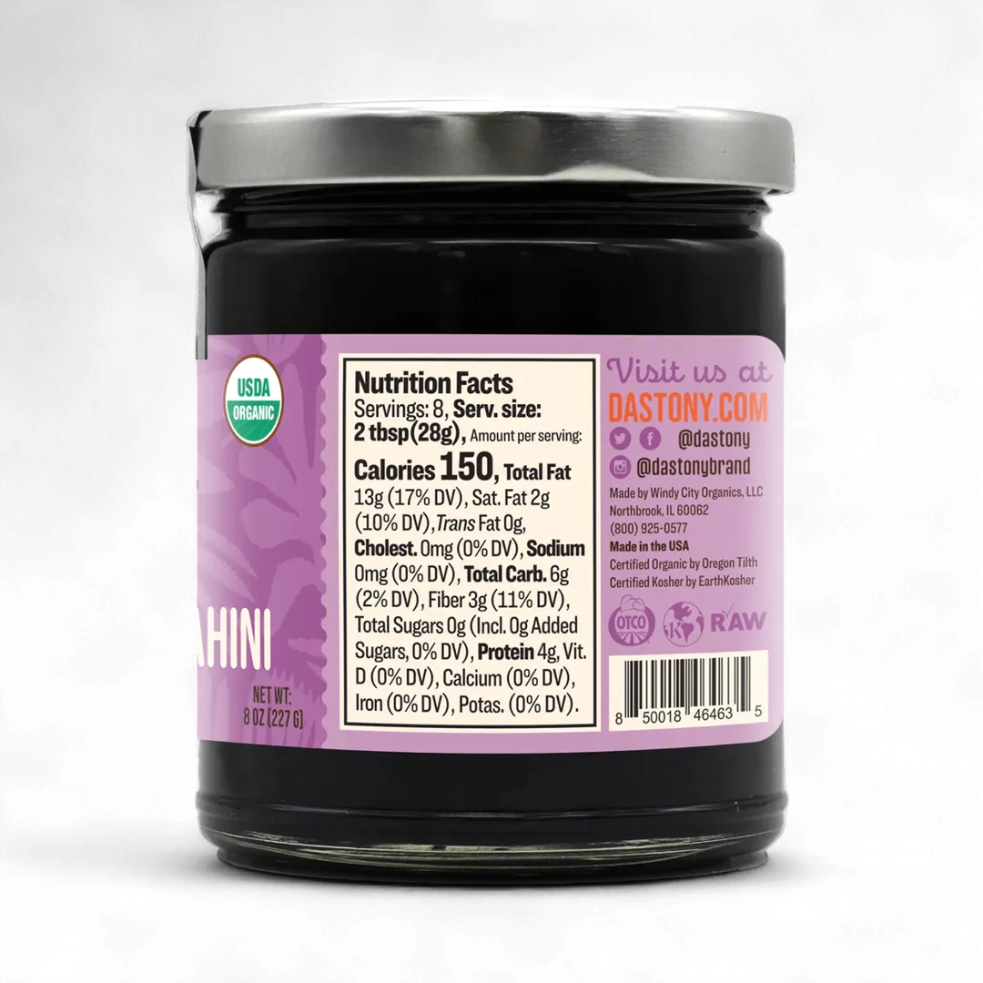 Organic Raw Black Sesame Seed Butter