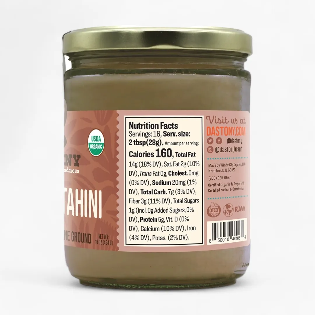 Organic Sesame Tahini - 16 oz