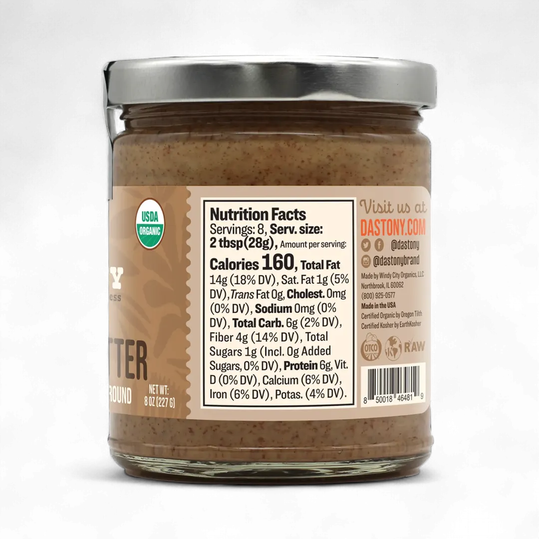 Organic Sprouted Almond Butter