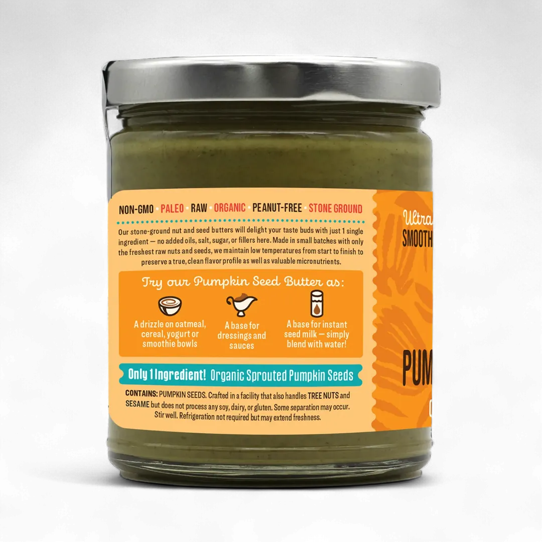 Organic Sprouted Pumpkin Seed Butter