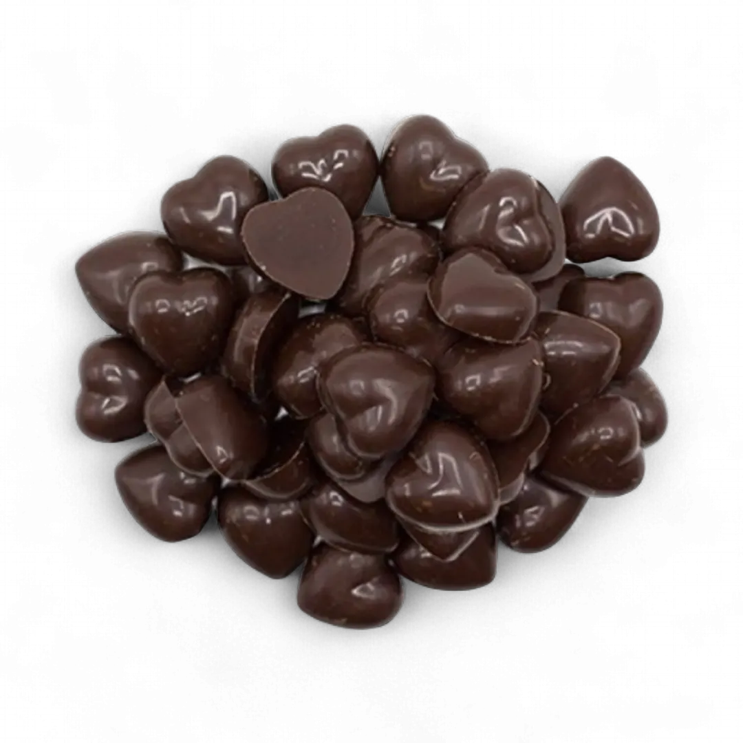 Raw Mint Chocolate Hearts